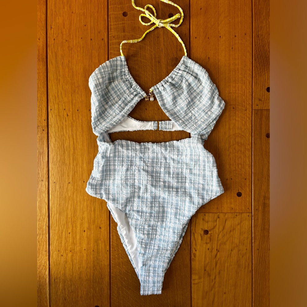 L*Space Rizzo Gingham Charm One Piece - Picture 3 of 5
